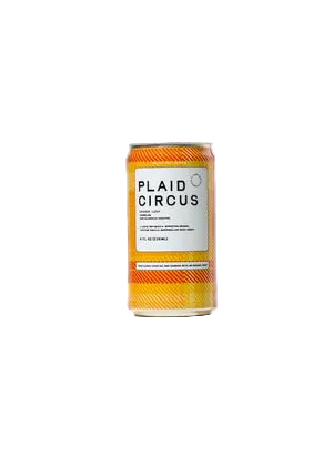 Plaid Circus Can - Orange Lush