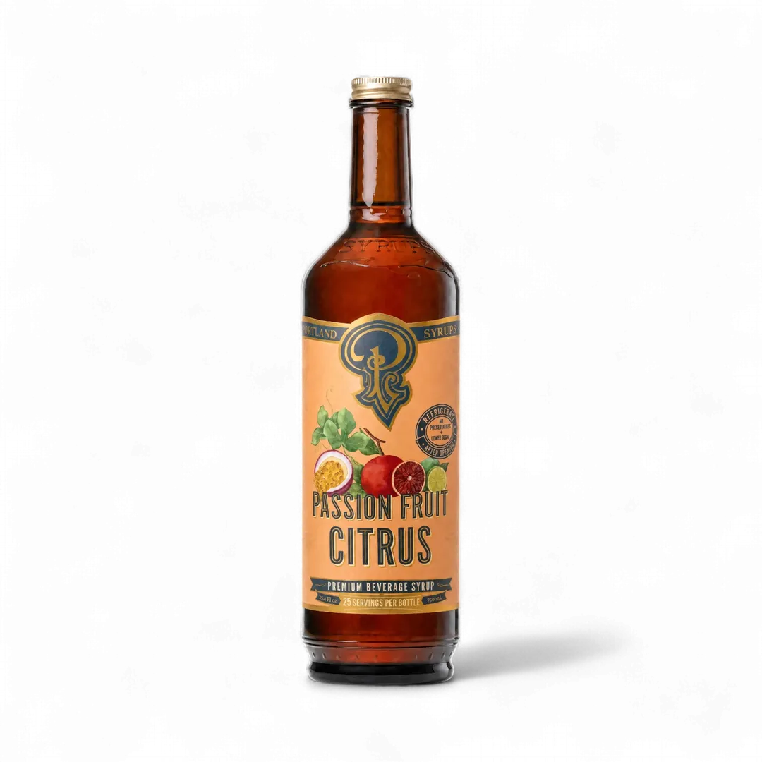 Portland Syrups Passion Fruit Citrus 750ml bottle