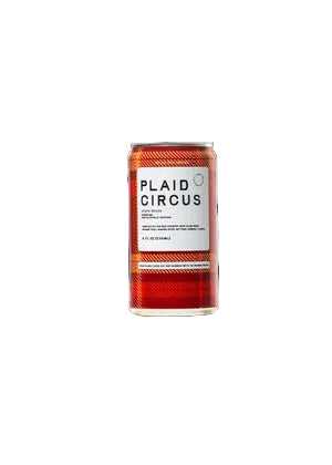 Plaid Circus Can - Vespa Rosa